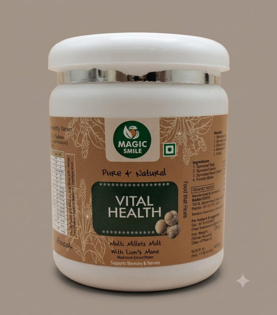 Multi Millet Malt with Lion's Mane